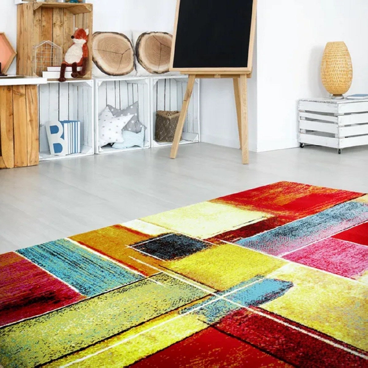 Tapis de salon design SPATE 200x200 cm - 4