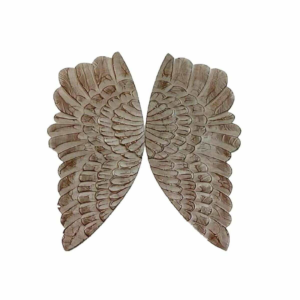 Decoración de pared dkd home decor mdf alas (60 x 4 x 90 cm)
