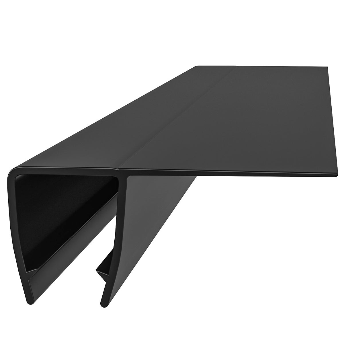 100 cm CZARNA USZCZELKA DO KABINY PRYSZNICOWEJ DRZWI SZKLANYCH SZKŁA 4 5 6 MM - 100CM