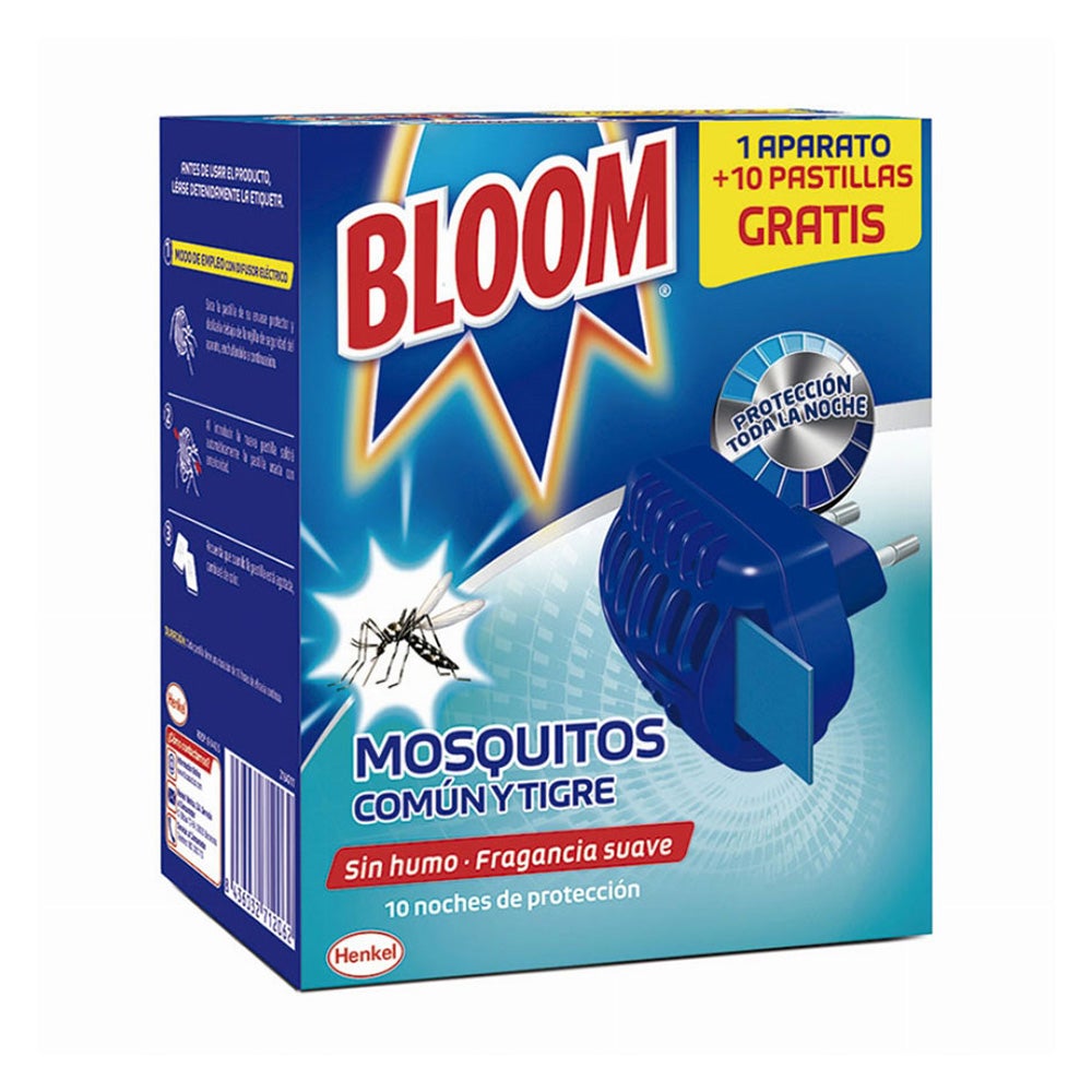 Appareil Insecticide Bloom + 10 Comprimés Tigre Et Moustiques Communs ...