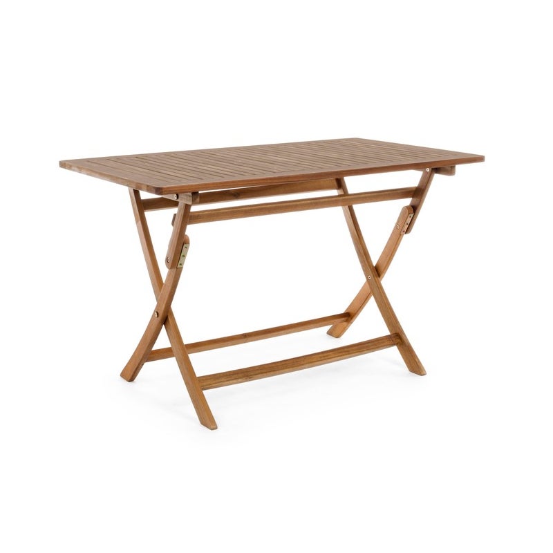 Stół ogrodowy składany "Noemi" 70x120, rama z drewna akacjowego, wykończenie olejowane