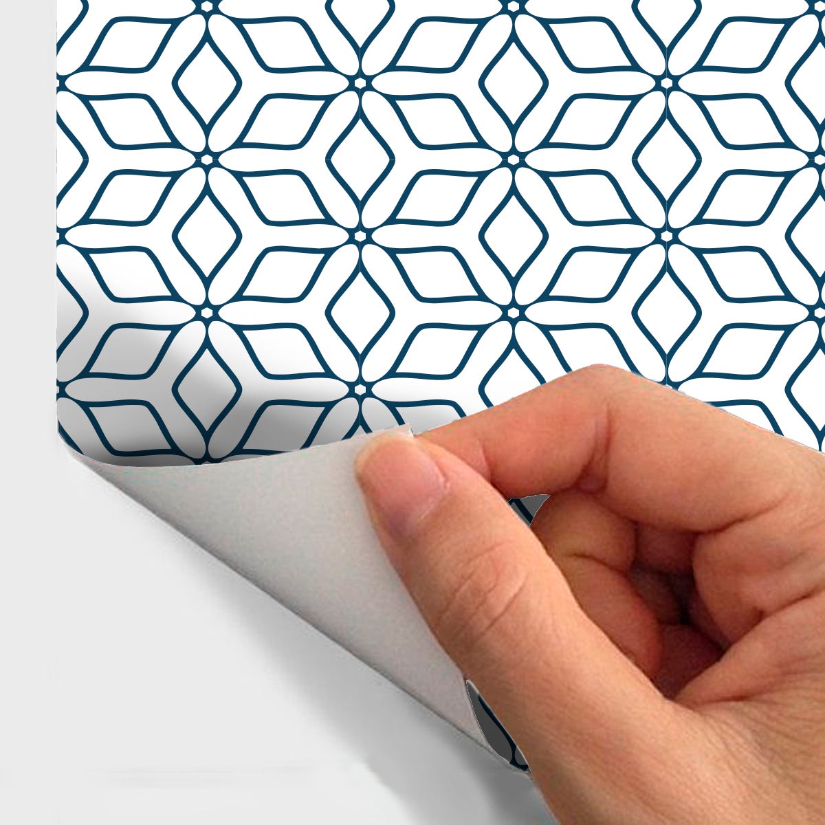 Adesivo carta da parati scandinava nelio - Sticker adesivo - adesivi murali - 30x30cm - 4