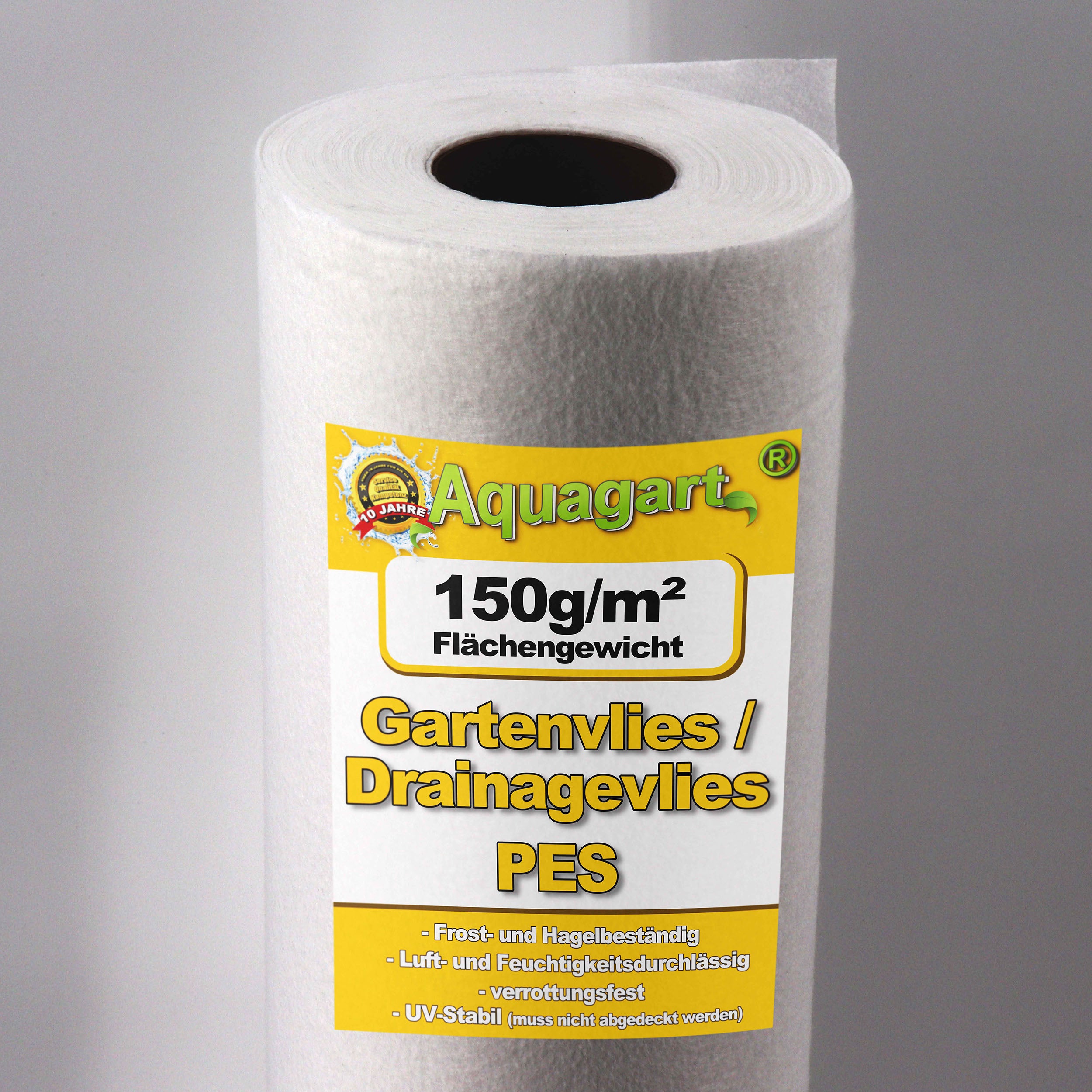 Folia ściółkująca 350 m², ściółka chwastobójcza, folia drenażowa 150 g, szerokość 2 m