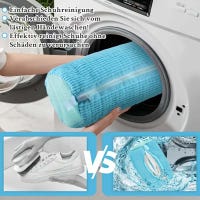 Uxreoib Sacchetto Scarpe Lavatrice 2 Pezzi, Riutilizzabili In Microfibra, Sacca per Lavare Scarpe In Lavatrice con Cerniera Invisibile per Sportive, Scarpe a Rete(Blu Uxreoib Sacchetto Scarpe Lavatrice 2 Pezzi, Riutilizzabili In Microfibra, Sacca per Lavare Scarpe In Lavatrice con Cerniera Invisibile per Sportive, Scarpe a Rete(Blu