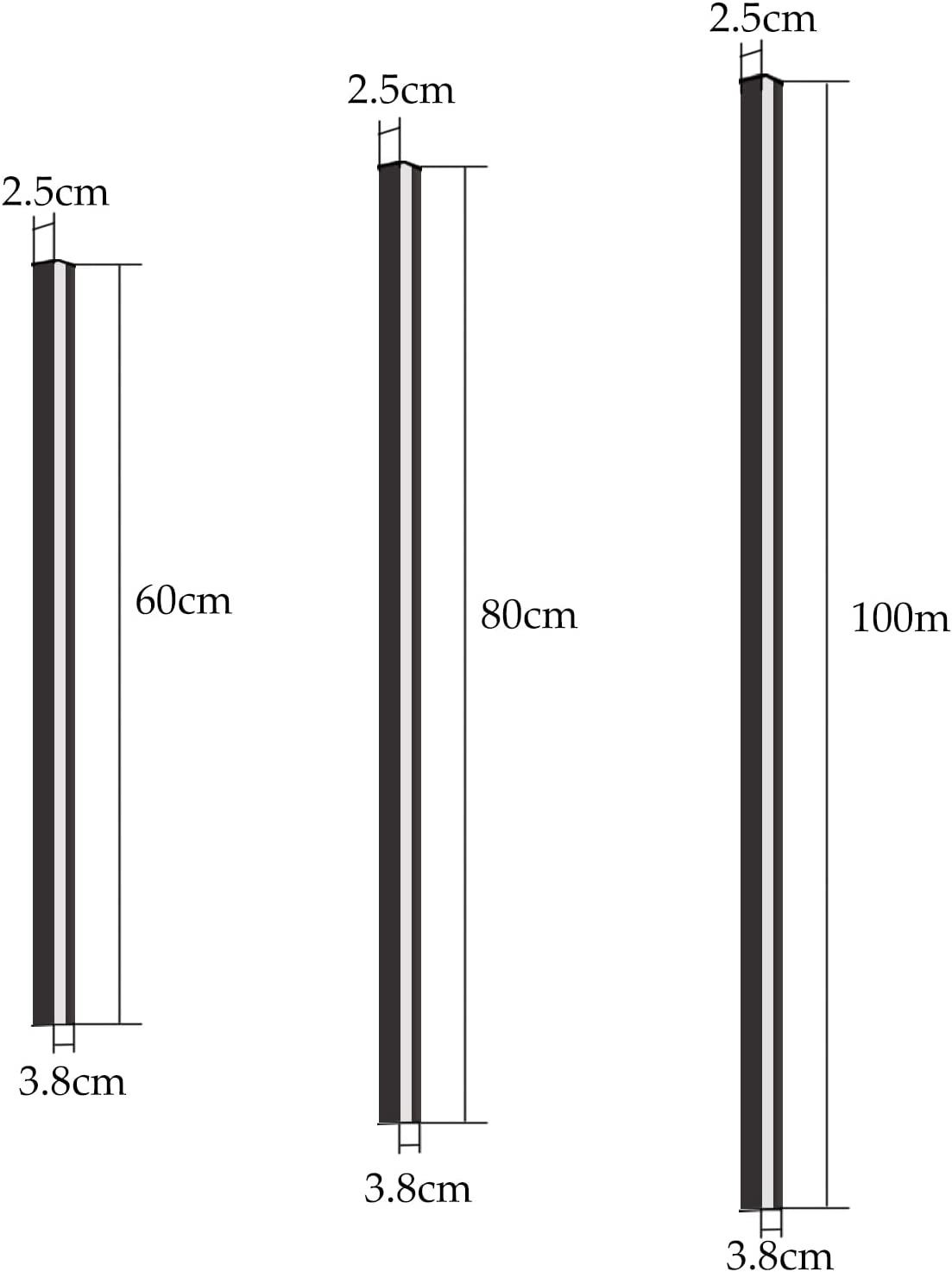 NETTLIFE Wewnętrzny kinkiet LED - Nowoczesna lampa do przedpokoju o mocy 80 cm i mocy 27 W, o ciepłej, białej barwie światła - 6