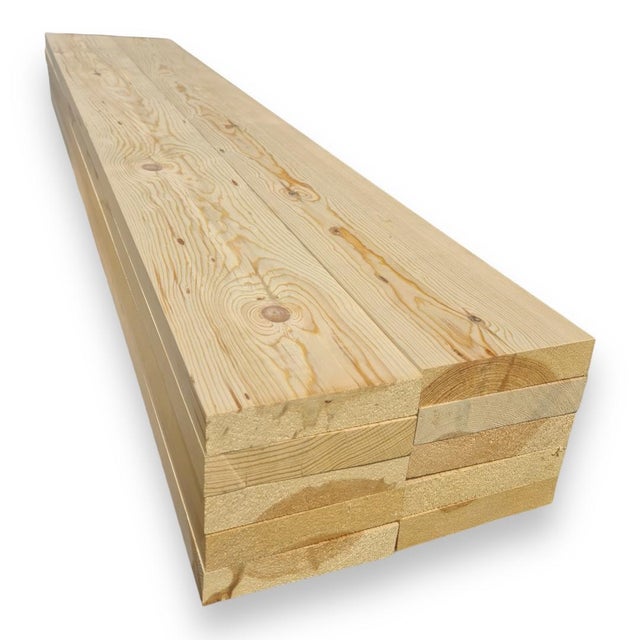 Pack de 20 lattes en bois sauvage brossé 38x184x2100 mm
