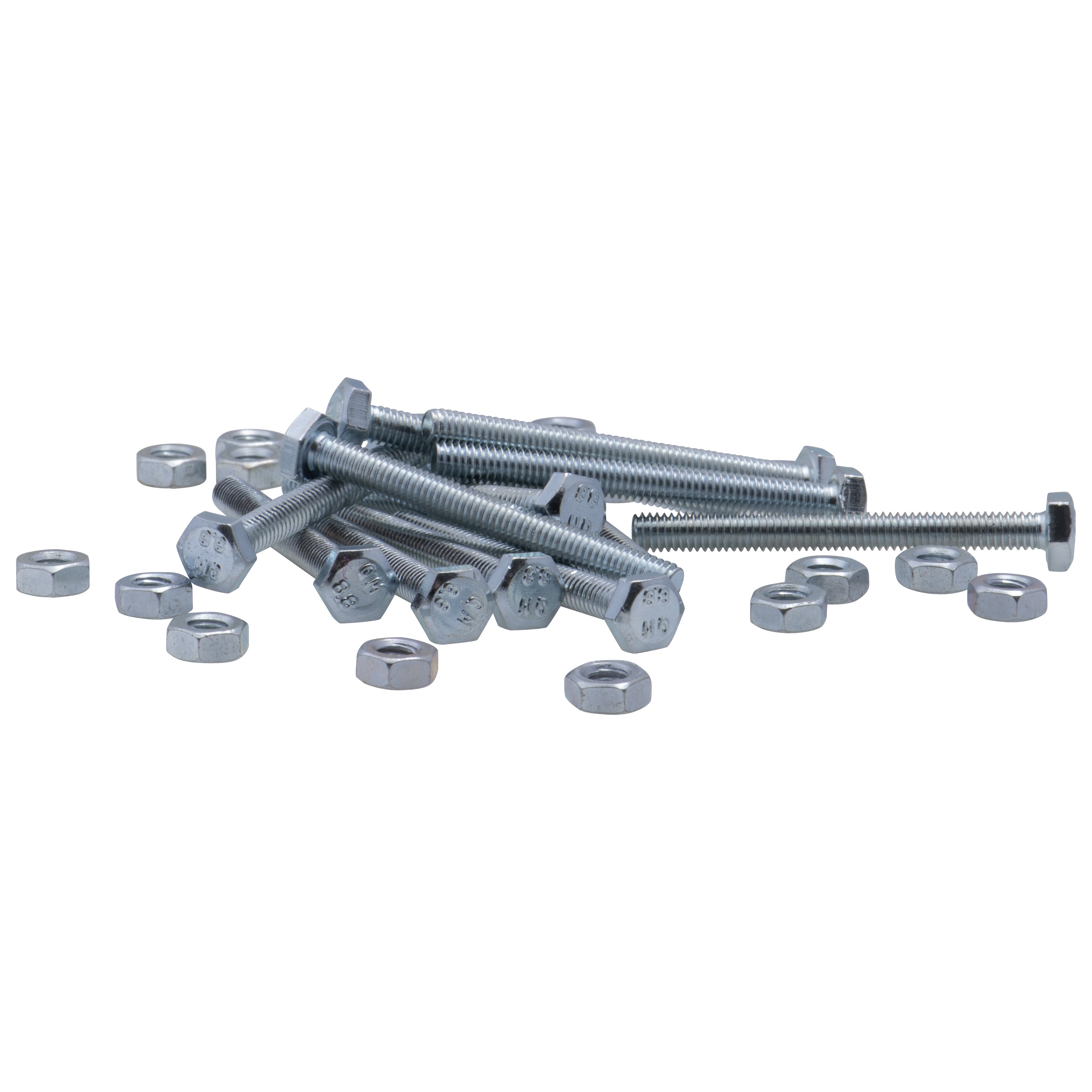 Boulon tete hexagonale Viswood acier zingue 10 60 mm lot de 3 - 5