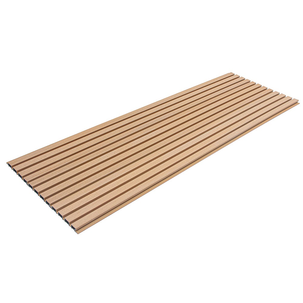 Home Deluxe - Revêtement de façade en WPC DUVAR - Couleur : teck, dimensions : 2 m² env. 190 x 21,9 x 2,6 cm, matériel de montage inclus I Panneaux de - 7