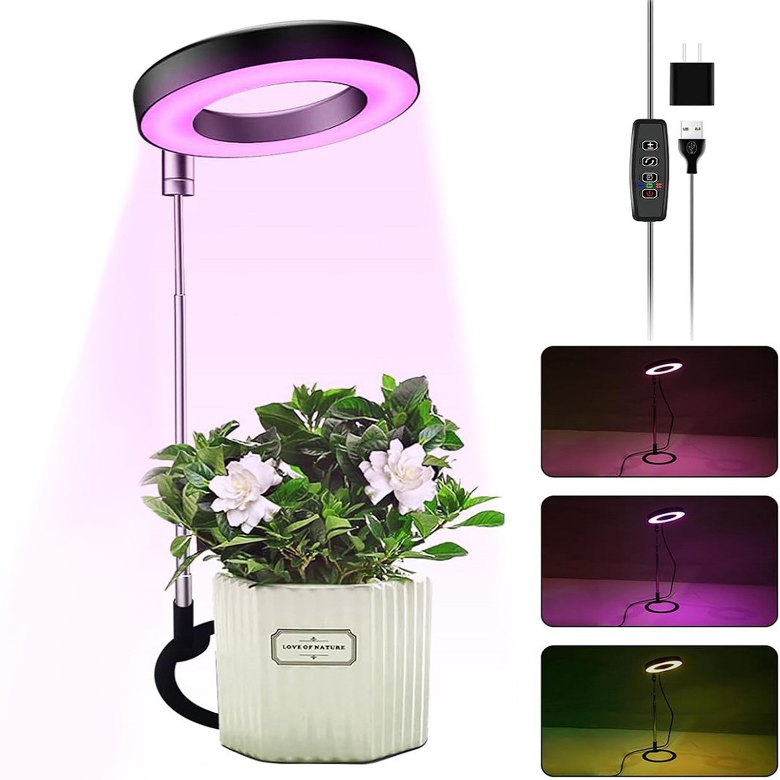 Lampe de culture programmable pour plantes d'intérieur - Spectre ...