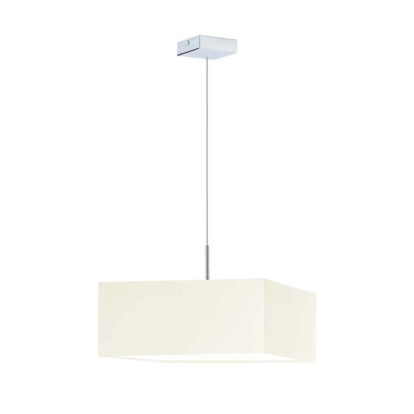 Lampa wisząca zwis żyrandol sufitowa z abażurem kwadrat FIESTA Z1