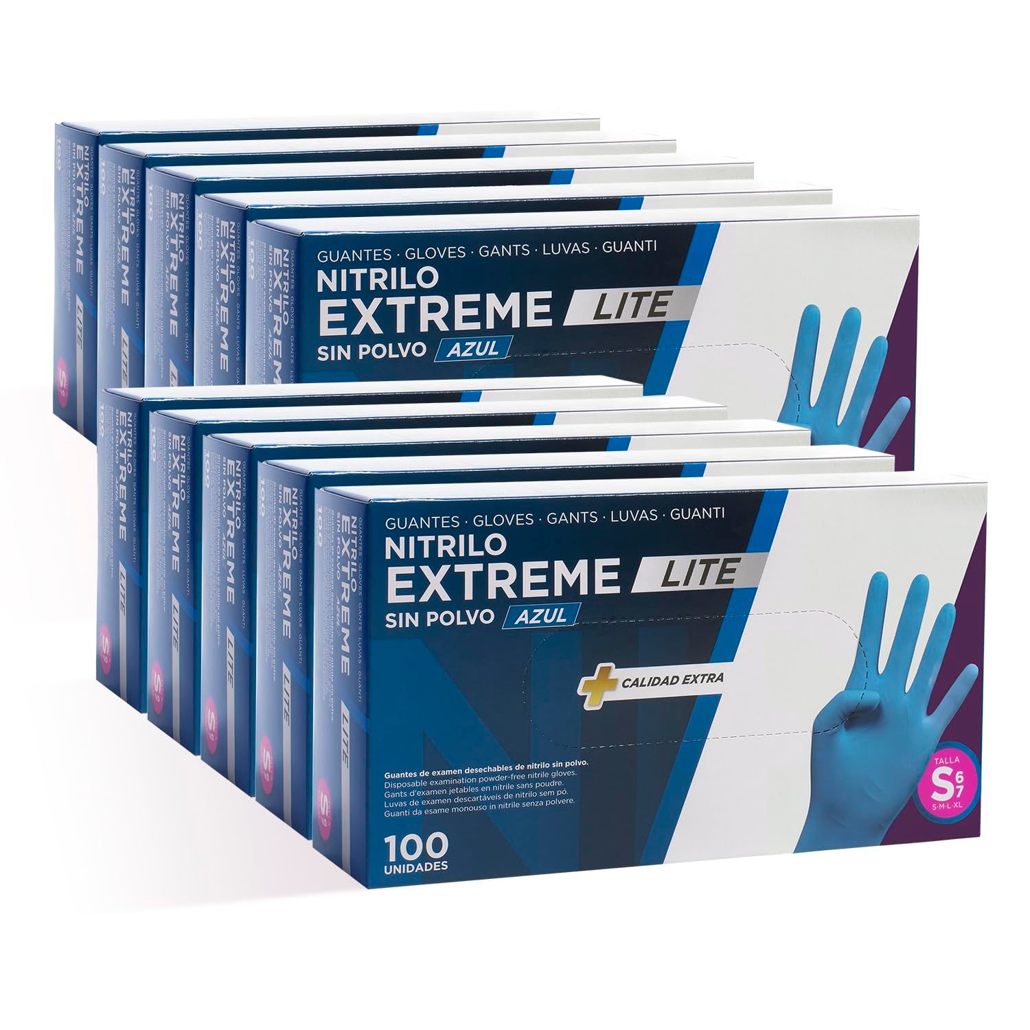 GANT NITRILE NOIR SANS POUDRE S - Grossiste Esthétique - Fournisseu