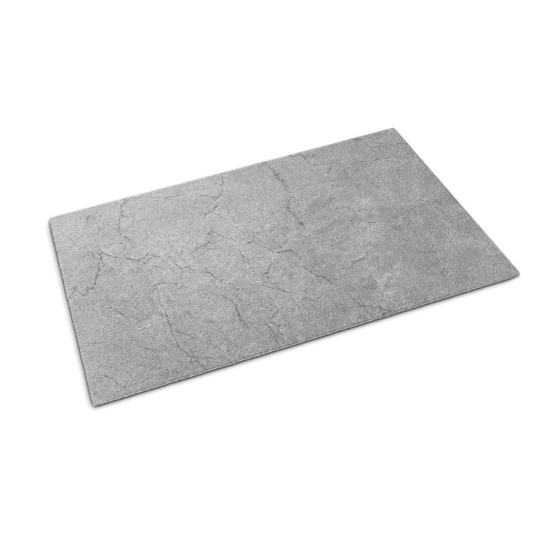 Zdjęcia - Wycieraczka wejściowa TULUP pod drzwi do butów - Nowoczesny design 90 x 60 cm Szary Beton Miękki dywanik do wnętrza Tulup