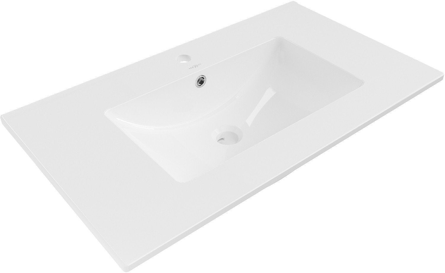 Mexen Atena umywalka wpuszczana w blat 80 x 46 cm, biała - 25018000