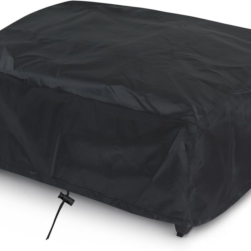 Ochronna osłona grilla, wymiary 57 x 48 x 23 cm, łatwa w montażu, wodoodporna i pyłoszczelna, anty-UV, czarna
