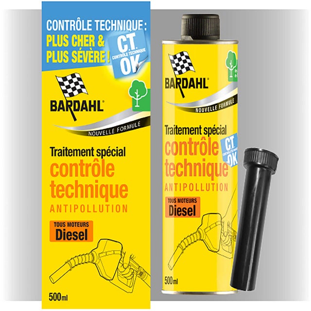 Traitement Spécial Contrôle Technique Antipollution Diesel Bardahl 500ml 500 ml 500 ml