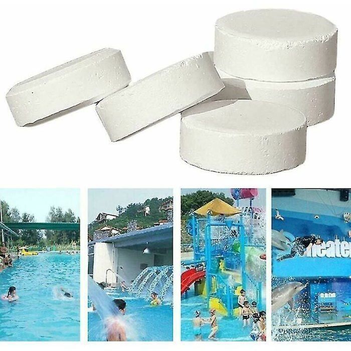 Pastilles de chlore pour piscine - 50 comprimés - Anti-algues, eau claire - Facile à utiliser (1 comprimé = 2 g) - 3