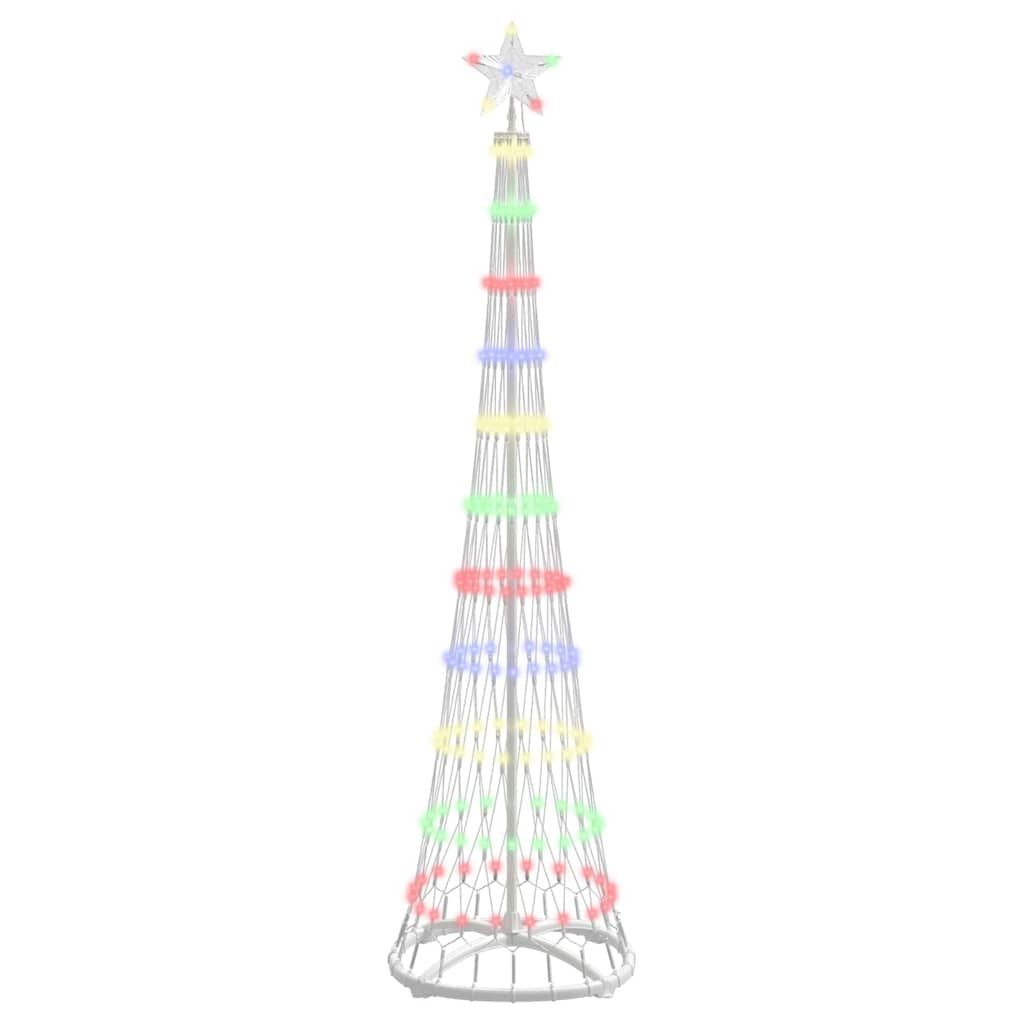 Choinka świąteczna LED Wielokolorowe 51 x 51 x 190 cm Metal
