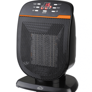 Emerio Termoventilatore In Ceramica PTC – 1800W, Due Livelli, Termostato Regolabile, Sicurezza Anti-ribaltamento