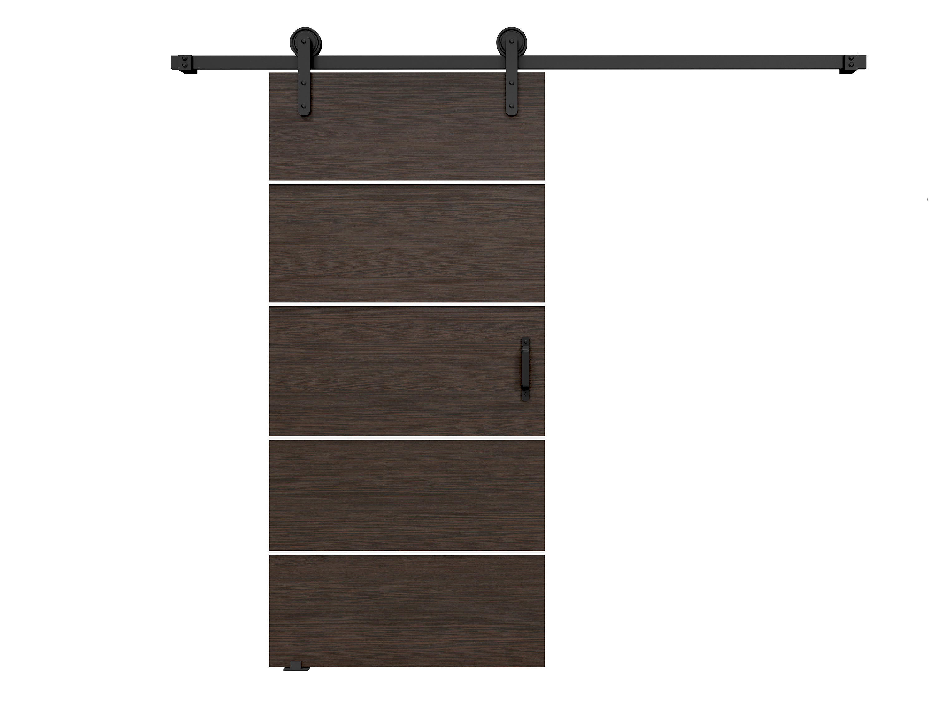 Drzwi przesuwne wewnętrzne LIFT B 96 cm w kolorze wenge .