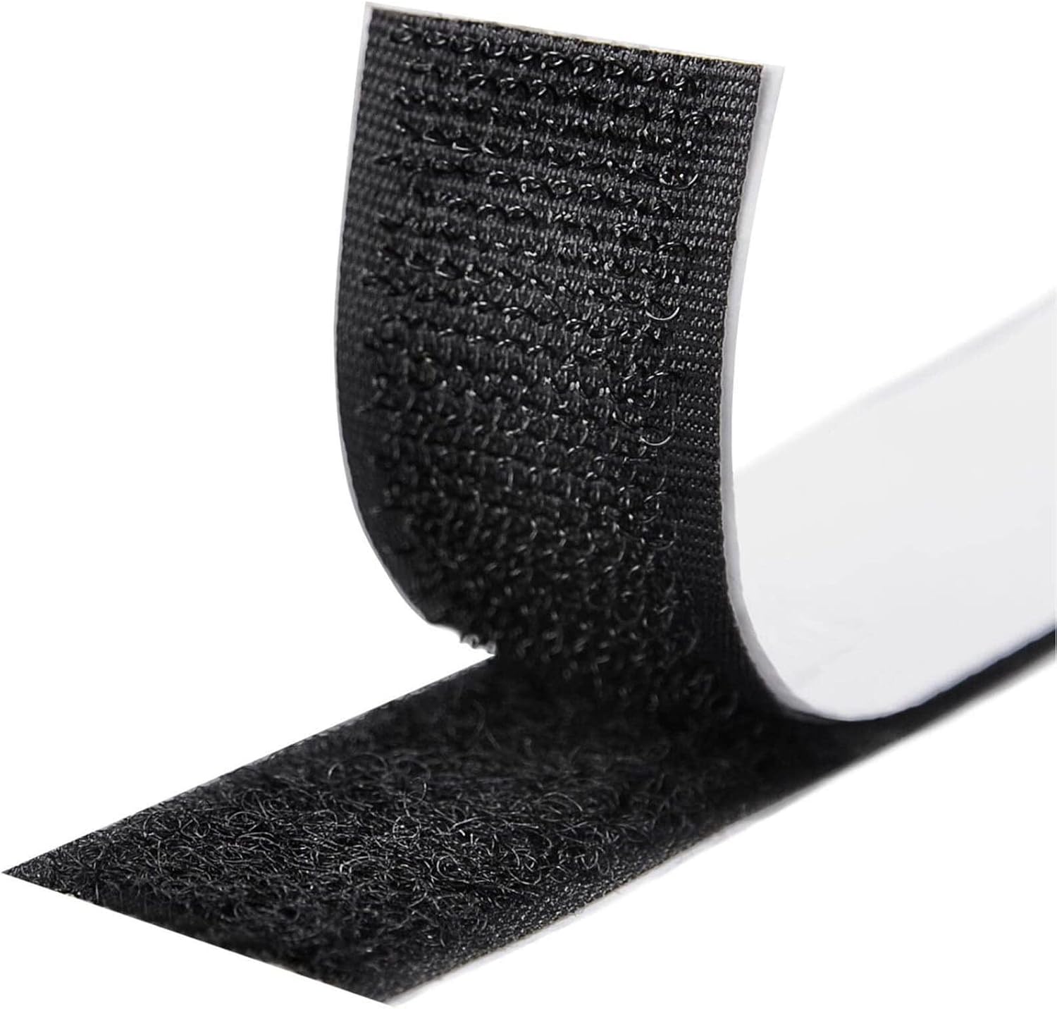 Samoprzylepna taśma rzepowa 10 metrów - Czarna Taśma rzepowa - Czarna - 10 m x 2 cm