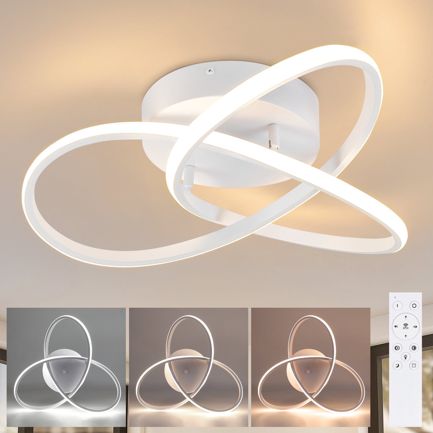Pack De 4 Focos LED Empotrables 12V - 2.5W, Luz Blanca Fría 5000K, Para Agujero De 58-63 Mm, Ideal Para Furgonetas Y Barcos