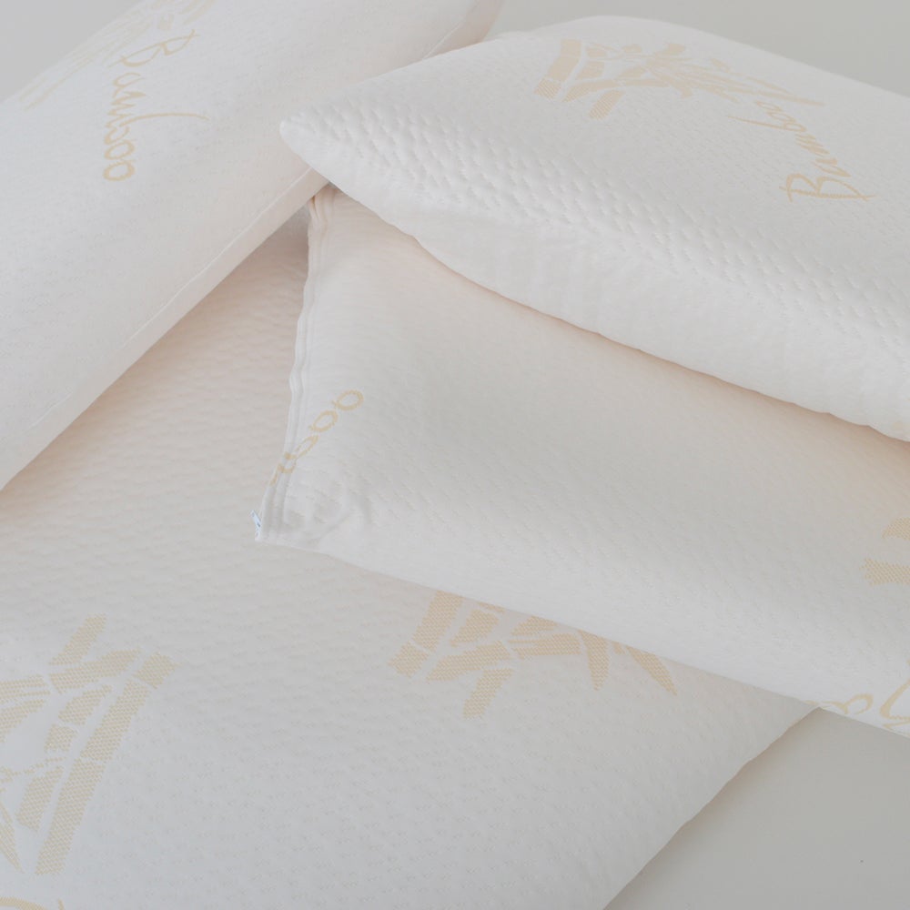 OLYMPE LITERIE | Lot de 4 oreillers 60x60 cm BAMBOO | Mousse avec mémoire de forme - 7