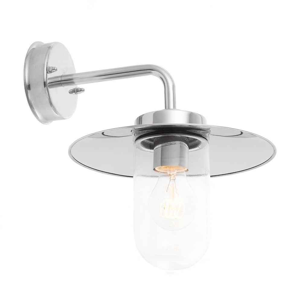 Kinkiet zewnętrzny LED ADDISON 42W 4000K 3800lm metal chromowany-srebrny wym:33,5x26x31,7cm IP44 Endon