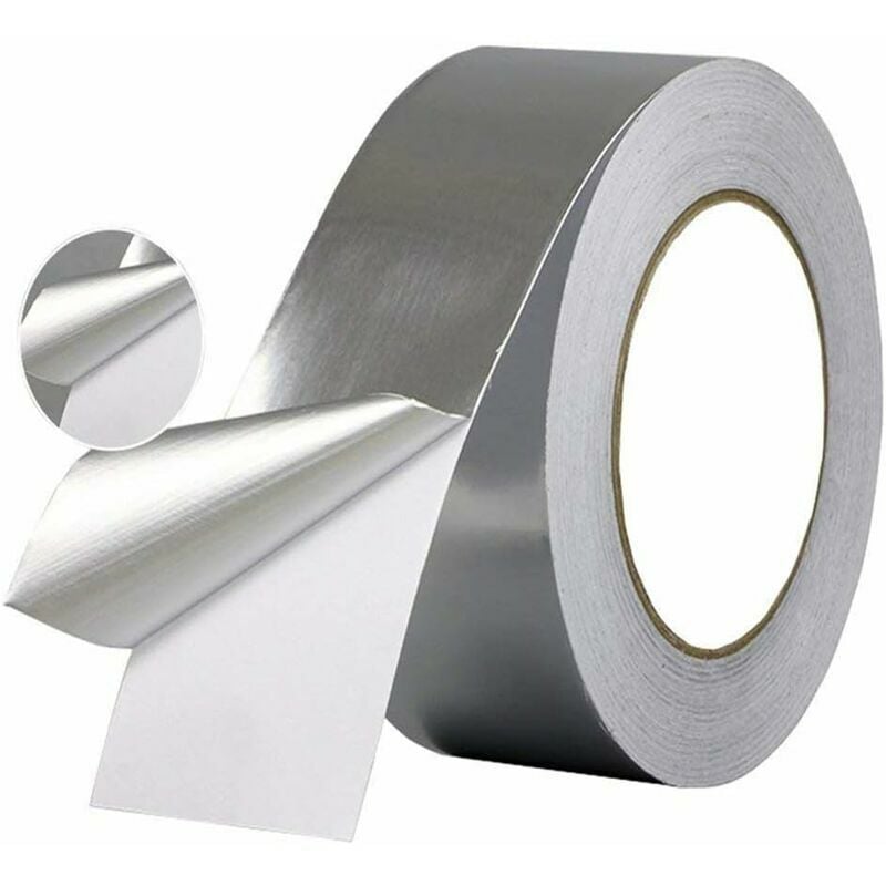 Żaroodporna taśma termoizolacyjna, wodoodporna taśma Aluminiowa taśma do uszczelniania lub izolacji, 5cmX20mX0.06mm, 1 szt.