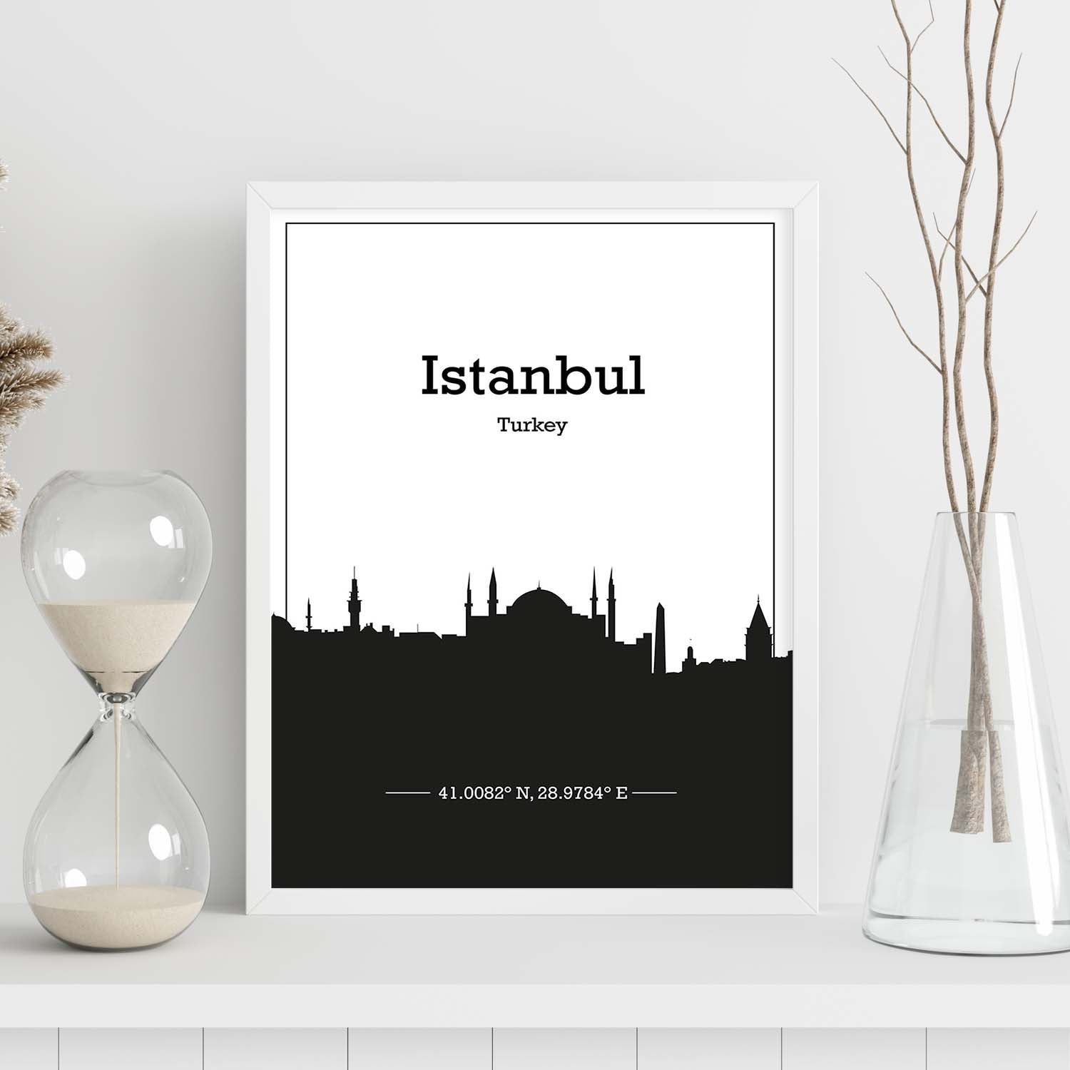 Affiche Ancienne Tourisme Istanbul Bosphore - Tirage Qualité A4/A3/A2/A1 - Neuf