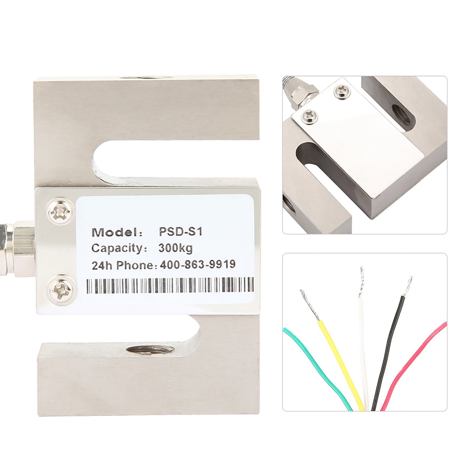 Sensore di pesatura della cella di carico ad alta precisione TIPO S con cavo da 300 kg - 5