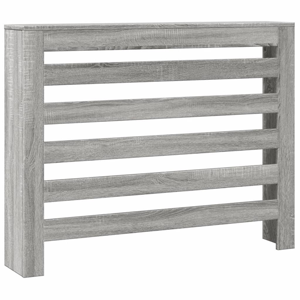 Cache Radiateur Moderne En Bois - Noir, Design à Lattes, Avec étagère Pratique - Dimensions 104x20x82 Cm, à Monter Soi-même - 5