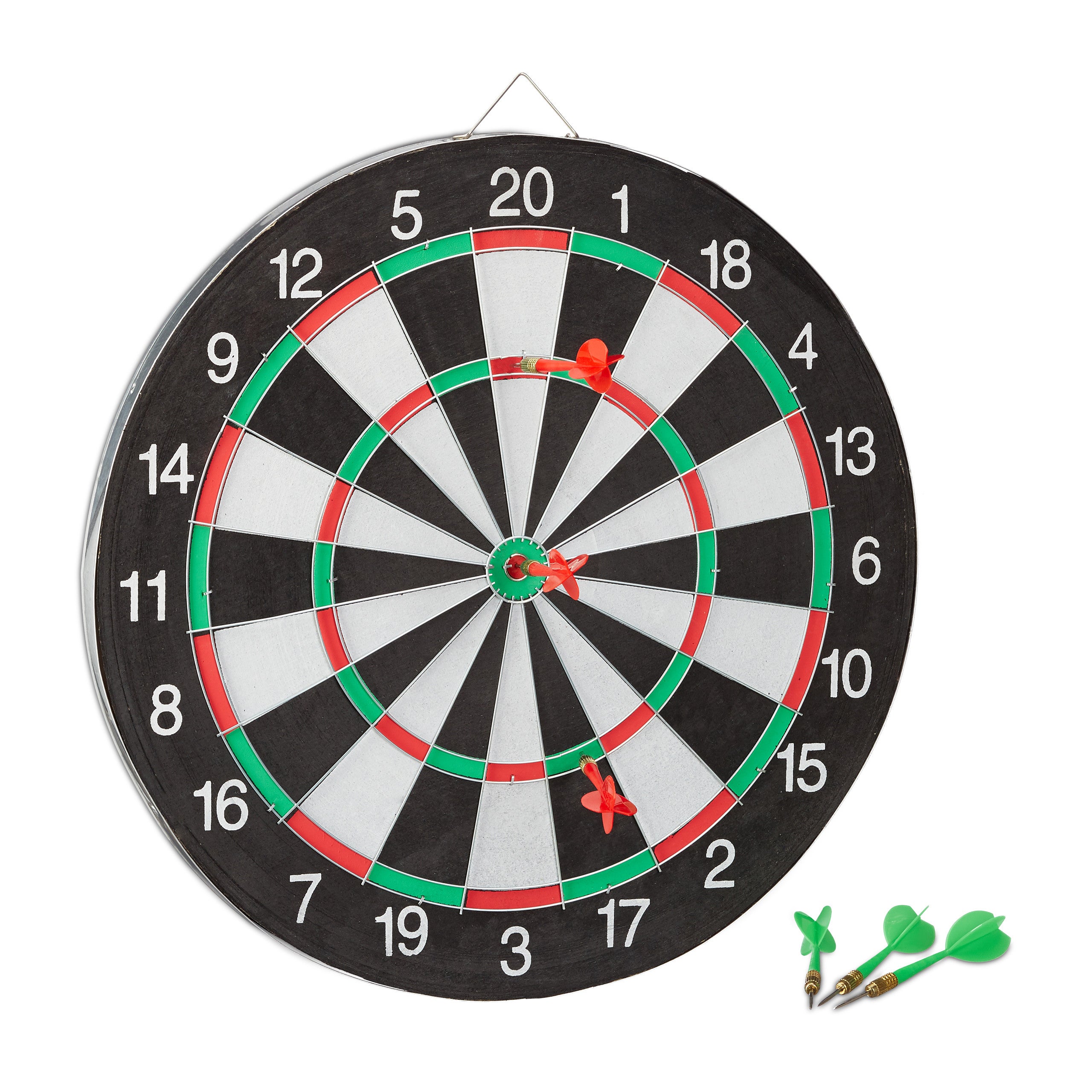 Dart Game Gioco Tirassegno Bersaglio 6 Freccette Metallo Da