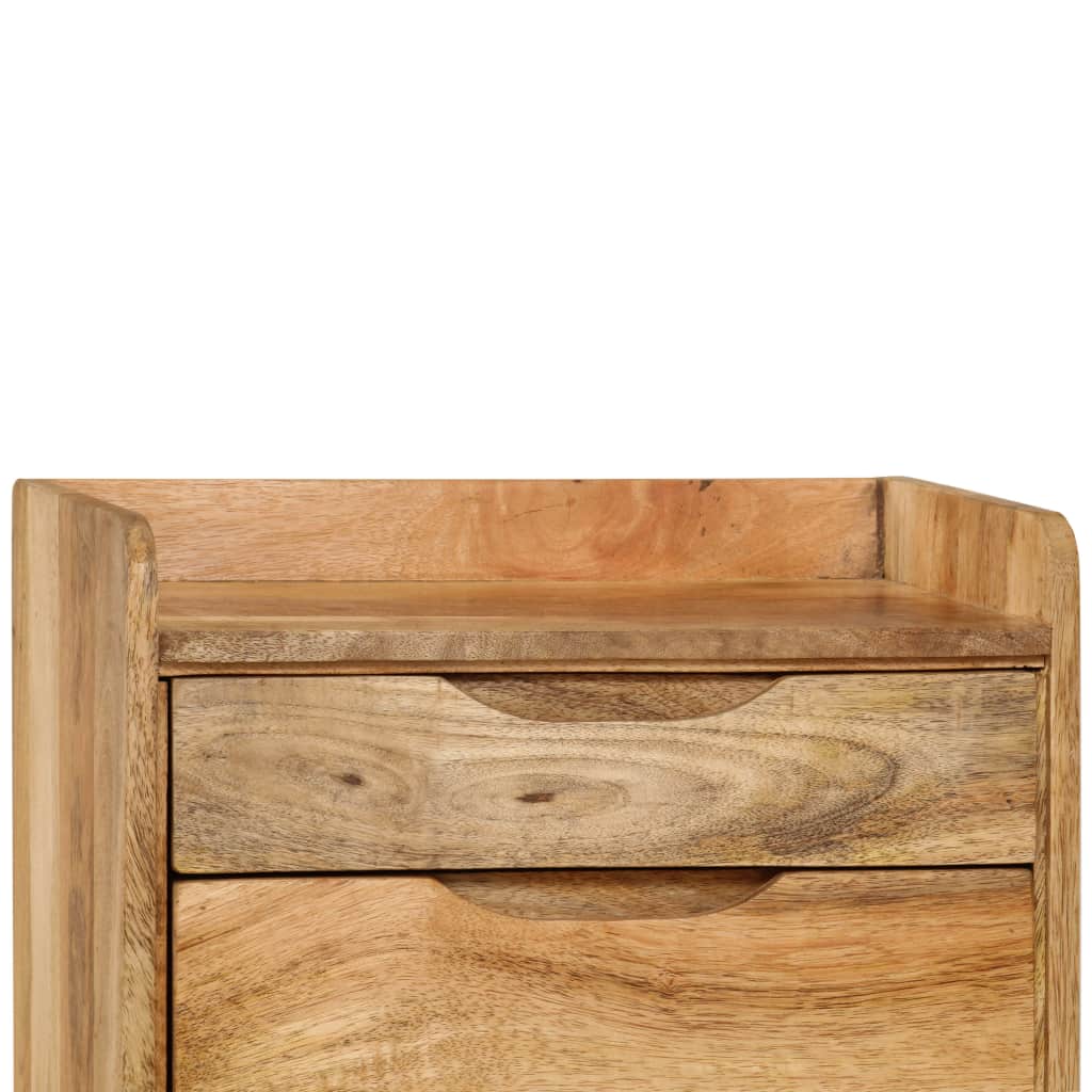 Table de nuit chevet commode armoire meuble chambre bois de manguier massif 40 x 30 x 59 5 cm 1402059 - 7