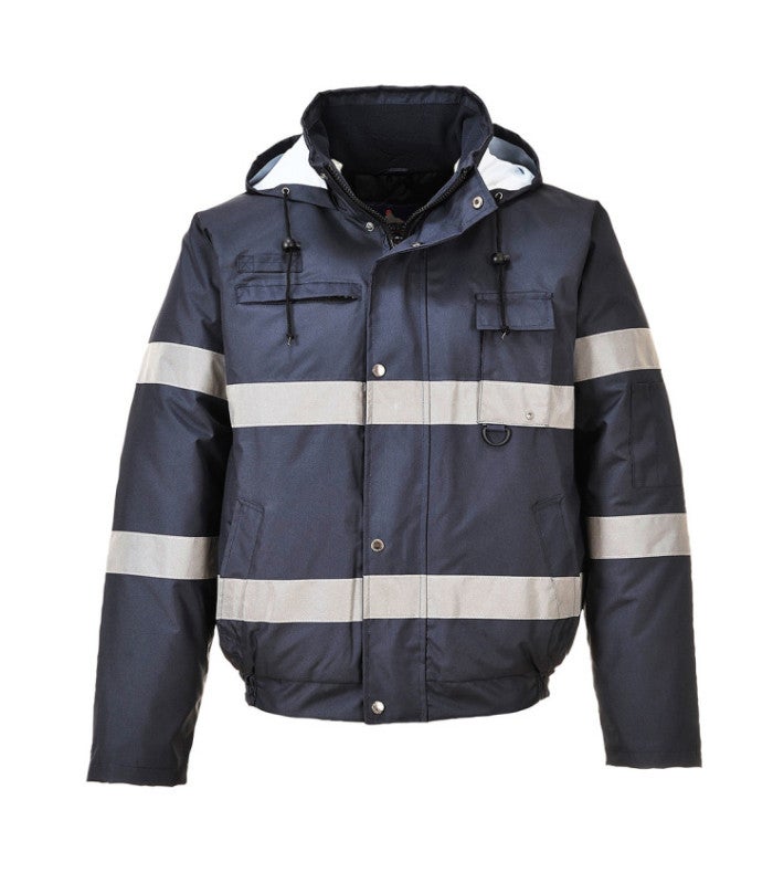 Blouson Iona Lite Portwest - Coupe Ample, Imperméable, 7 Poches, Protection Froid Jusqu'à -40°C, Couleur Noir - 13