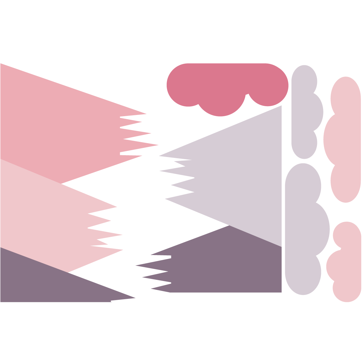 Adesivo bambino di montagna scandinavo loka - Sticker adesivo - adesivi murali - 40x60cm - 2