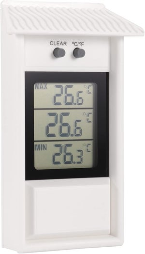 Grande Termometro Da Esterno 380 Mm Per Giardino - Classico Con Scale Celsius E Fahrenheit, Resistente Alle Intemperie Per Parete, Serra, Terrazzo
