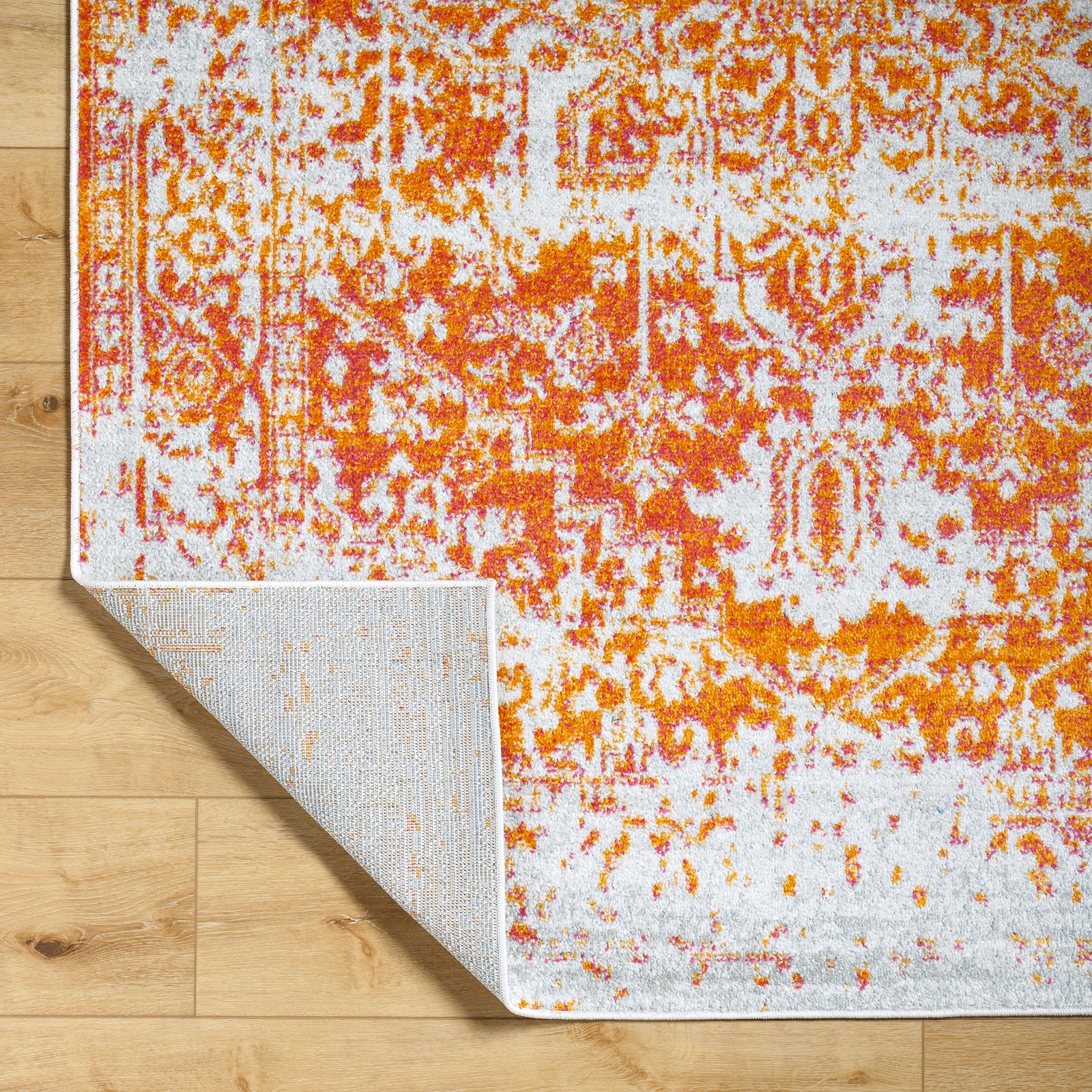 LIVABLISS Tapis Vintage Oriental Orange/Blanc 120x170 cm Juliette - 4