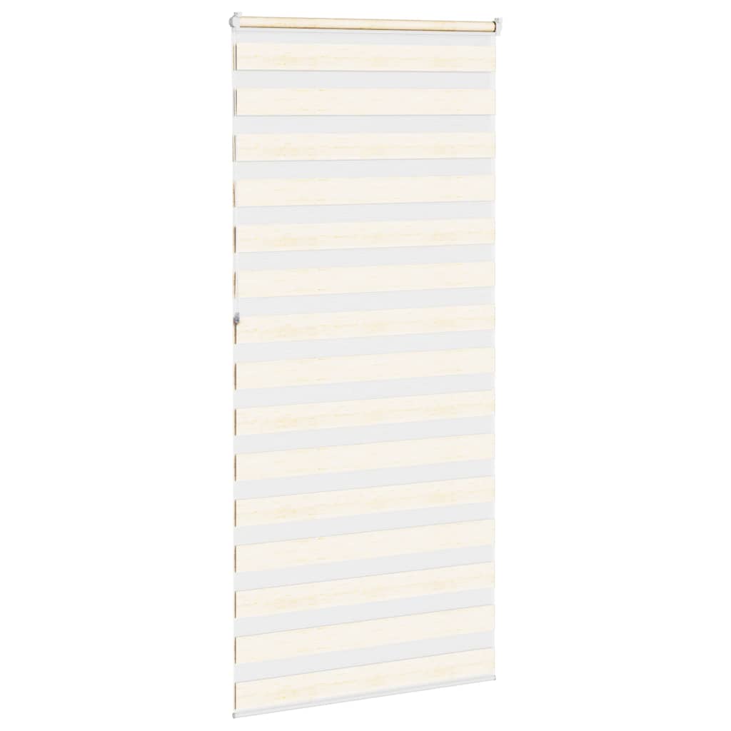 Estor cebra de tejido de poliéster beige mármol, 105,9 cm de ancho - 4