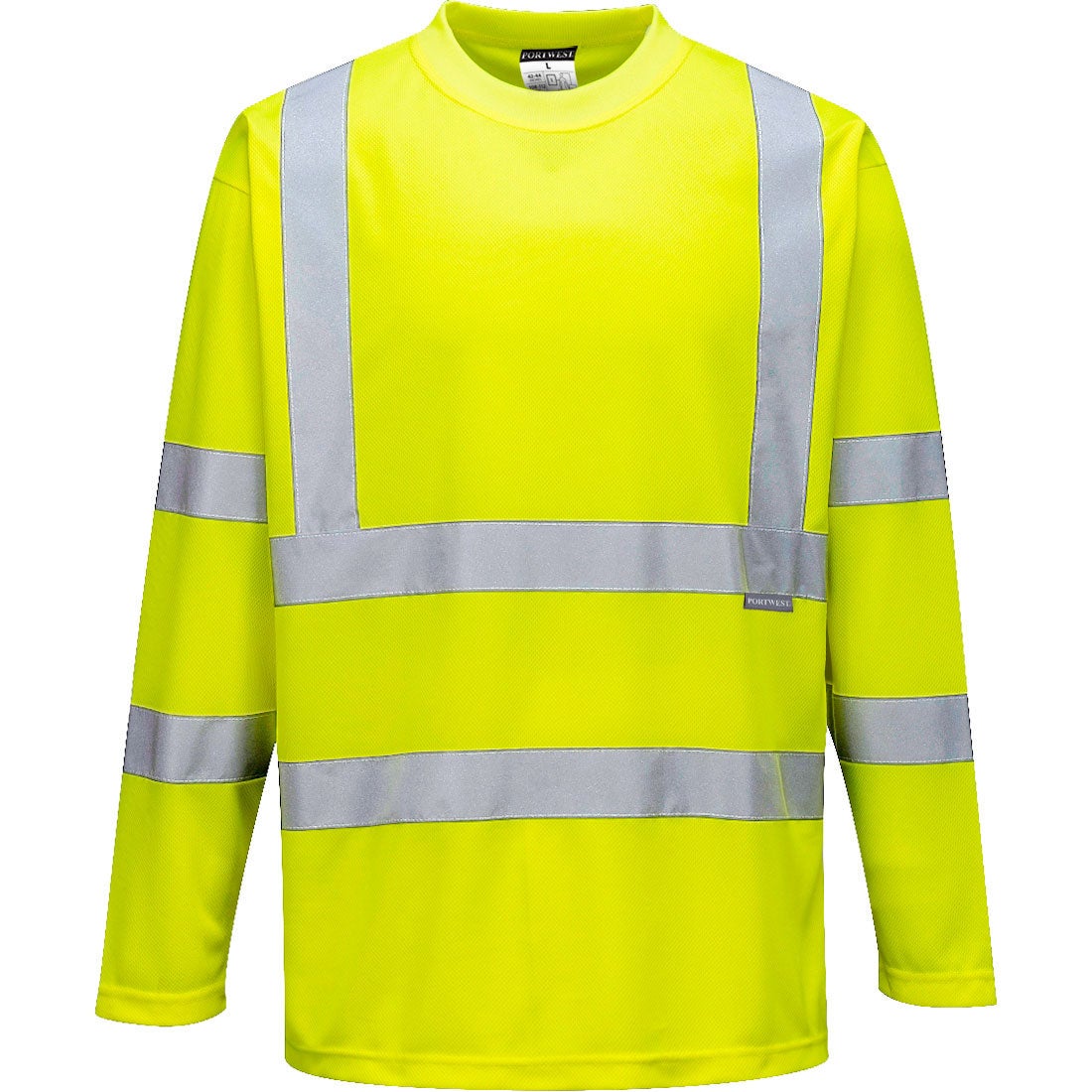 Tee-shirt haute visibilité Portwest manches longues Jaune M - 3