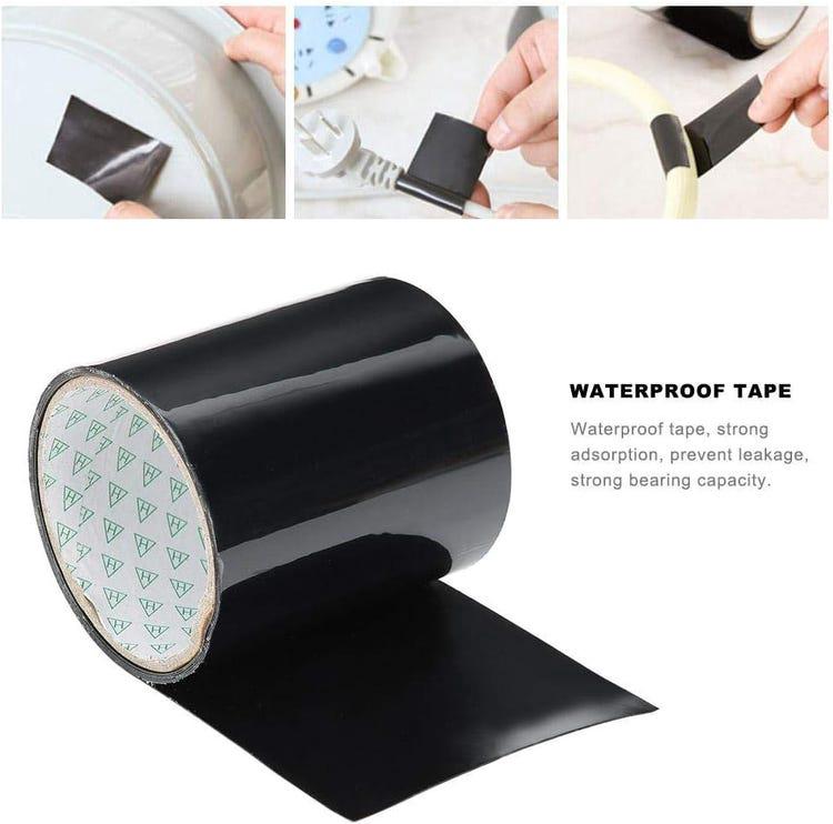 Nastro adesivo flessibile impermeabile super resistente, sigillante adesivo, materiale per la riparazione delle perdite, tubo in PE nero, vasca in pla - 2