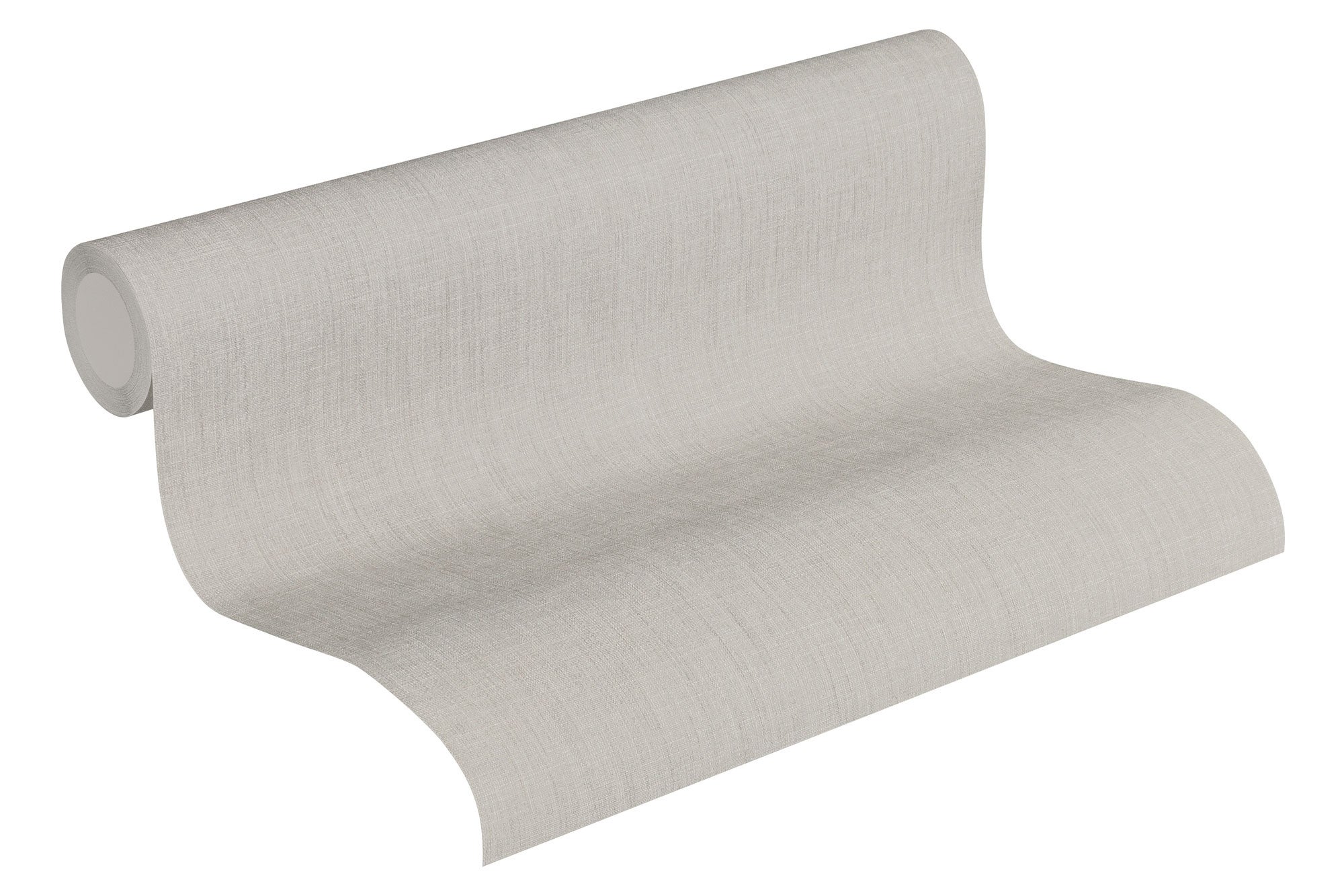 Carta da parat in tinta unita grigio chiaro Effetto monocolore Stile minimal In tessuto non tessuto Ideale per sala - 3