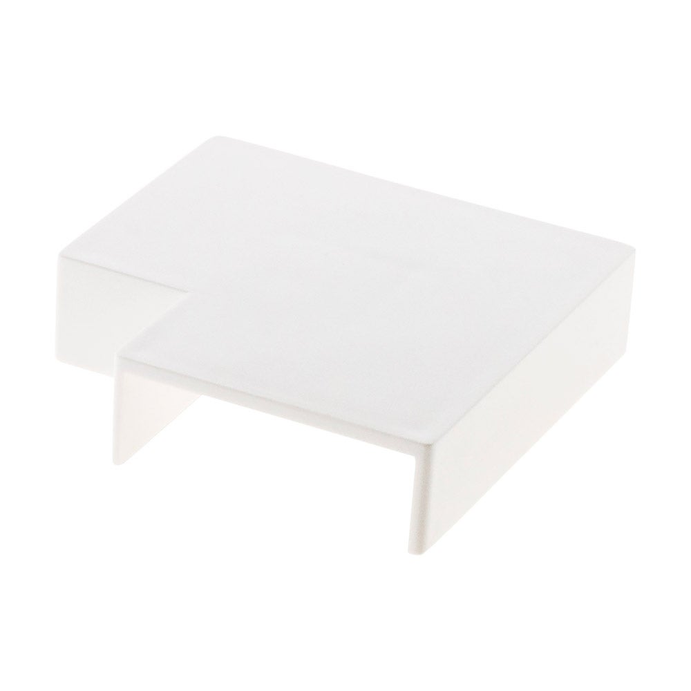 Lot de 4 angles plats 30 x 10mm - Blanc - Zenitech - 2