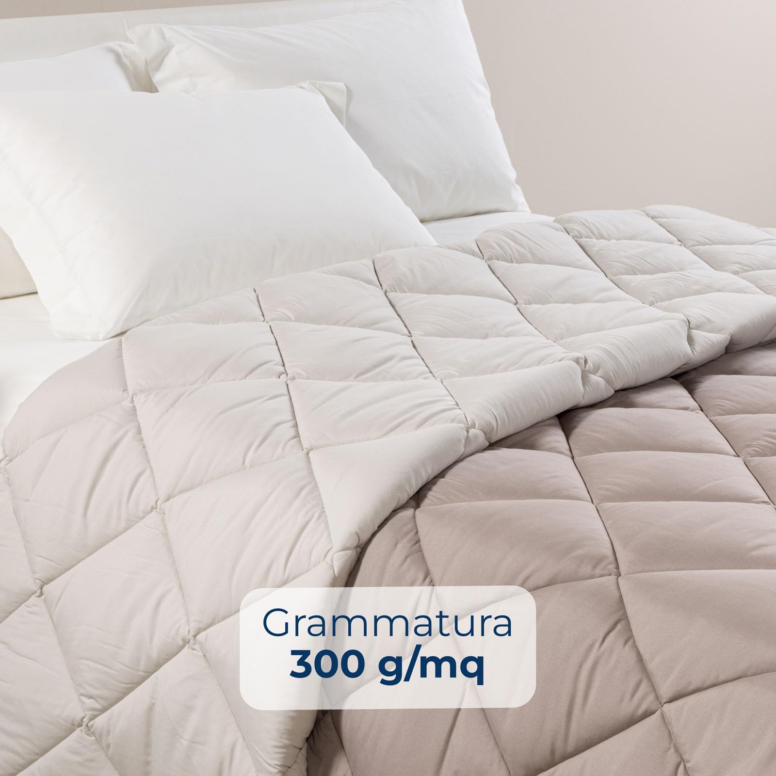 Caleffi - Trapunta Una Piazza e Mezza 220x265 Microfibra, Piumone Una Piazza e Mezza Morbido Avvolgente, Trapunta Invernale Imbottita Resistente Lavab - 3