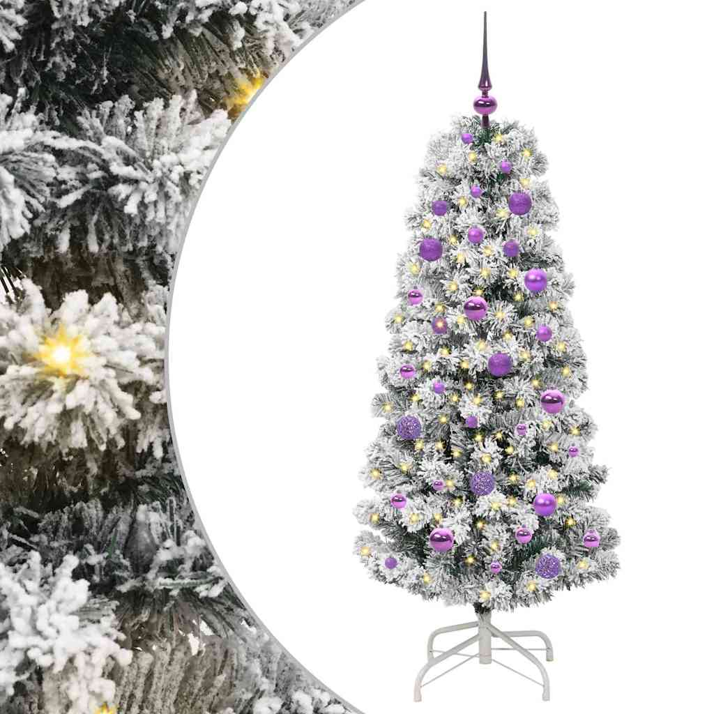 Sztuczna choinka z zawiasami Ze LED Lights 150 cm PVC