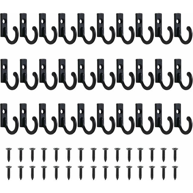 Support mural pour clés avec 6 crochets, support en métal noir avec plateau organiseur de courrier, crochet pour clés pour entrée, couloir, cuisine | Leroy Merlin