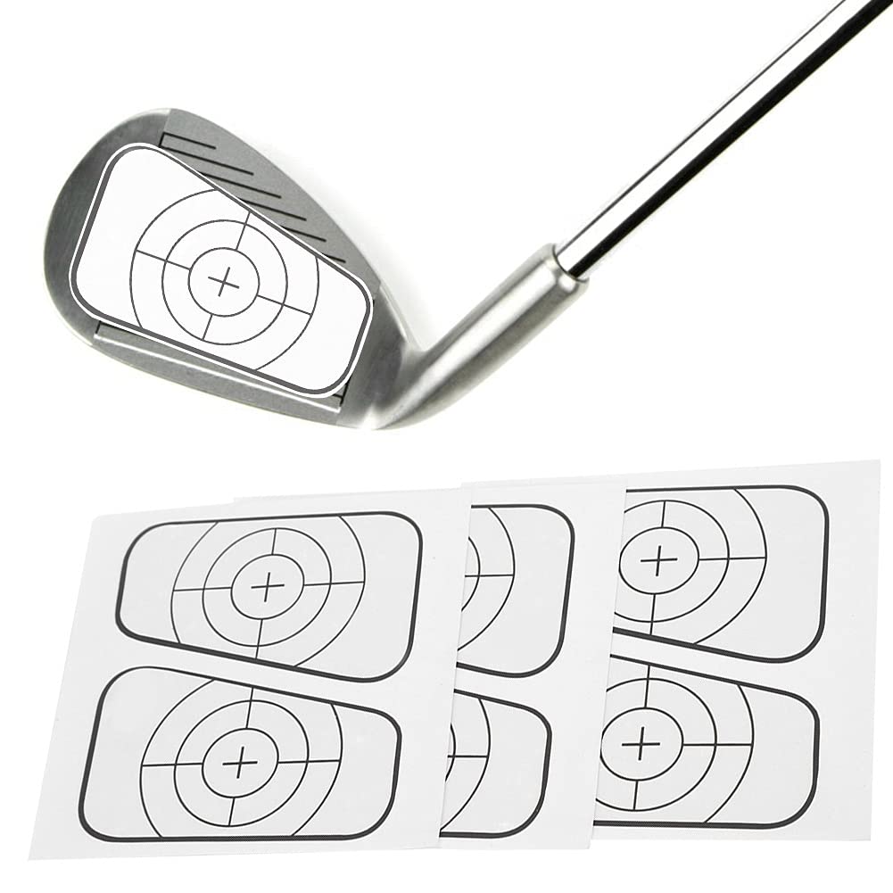 Naklejki samoprzylepne na taśmę uderzeniową kija golfowego, naklejki na taśmę uderzeniową drivera golfowego do kijów typu woods, żelaz, putterów