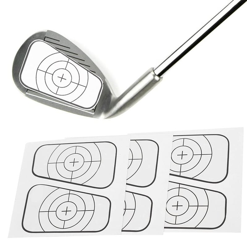 Naklejki samoprzylepne na taśmę uderzeniową kija golfowego, naklejki na taśmę uderzeniową drivera golfowego do kijów typu woods, żelaz, putterów