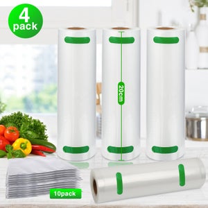 Sacchetti Sottovuoto Per Alimenti - 3 Rotoli Senza BPA Per Conservare Cibo Fresco Più A Lungo - Foto 7