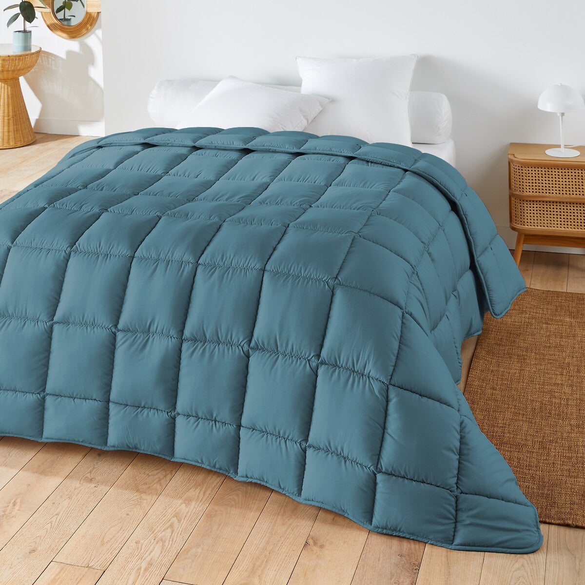 Couette t Color e Bleu 260 X 240 Cm Leroy Merlin