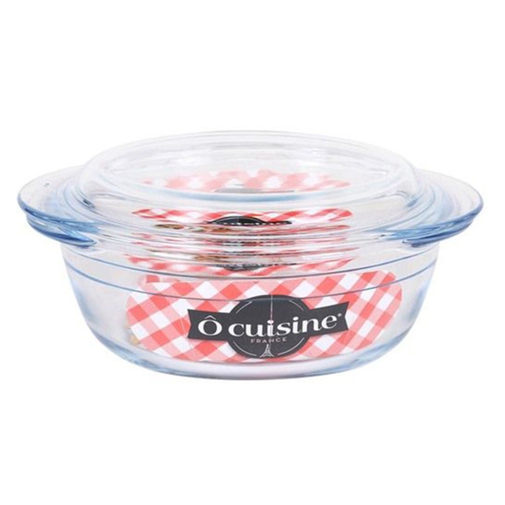 Casseruola con coperchio in vetro Quttin 4,3 L (2 Unità